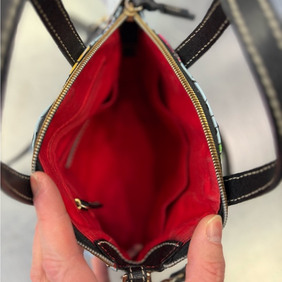 Dooney & Bourke Colorful Kite Print Satchel - Picture 4 of 6